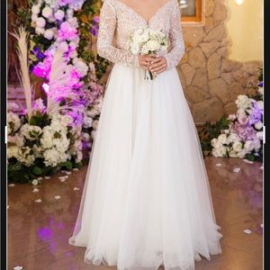 Wedding dress by Olivia Bottega.